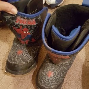 Toddler Spiderman Light Up Boots